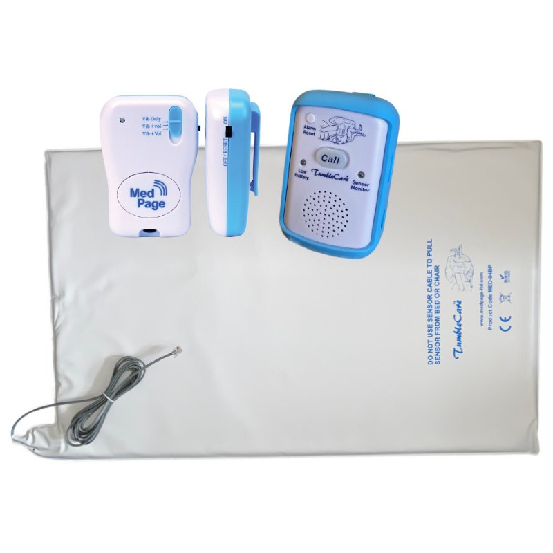 TumbleCare Bed Leaving Alarm System With Pager Health and Care